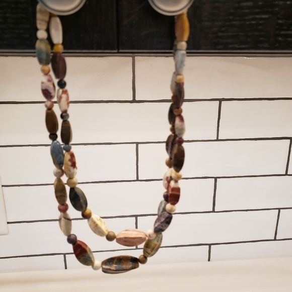 𝅺jay KING multi jasper double strandnecklace - Picture 10 of 13